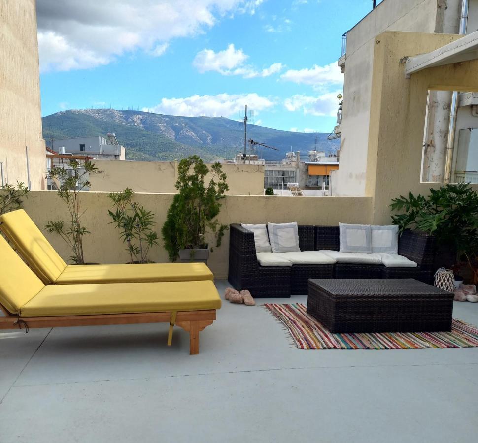 Inspiration Guestroom With Amazing Roof Garden Athene Buitenkant foto